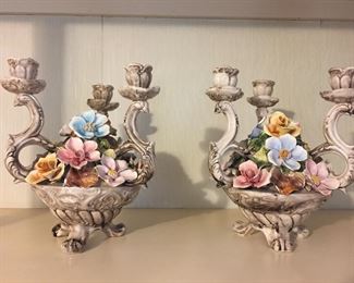 Capodimonte Candle holders.