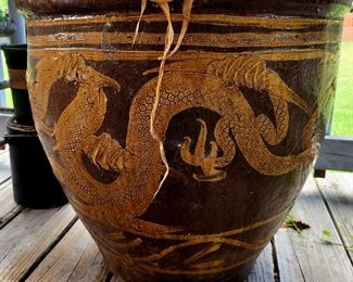 Pair of Huge Asian Planters!