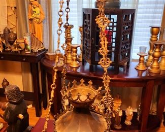 Huge Statues. Candlesticks. Books. Candles. Rosaries. Everything for sale in Room!