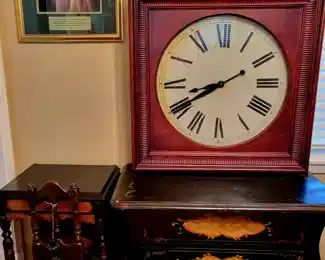 Bombay Chest. Large Clock. Mini Desk/Chair!