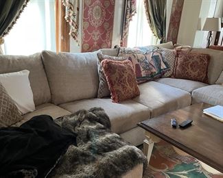 Brand new Mint Condition, sectional chenille fabric