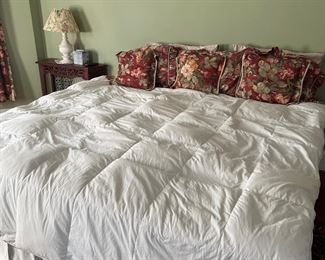 Brand new king size mattress and quilt. sorry this bed has been sold