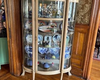 Antique curio cabinet