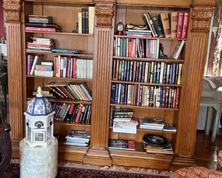 Bookshelf and books