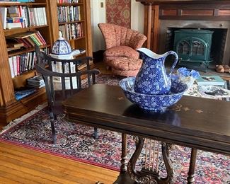 Antique accent table