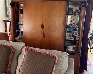 Art Deco entertainment center