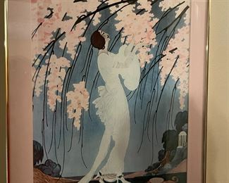 Japanese style framed wall art