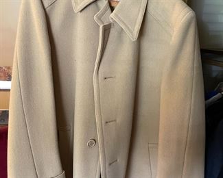 women's ivory wool coat