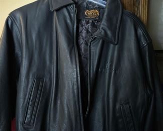 Men's vintage leather jacket
