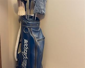 Golf bag and clubs