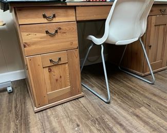 desk and chair