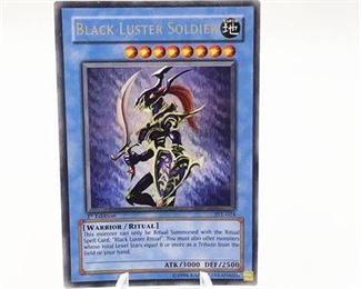 First Edition Black Luster Soldier Holo Yugioh Card