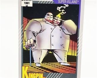 First Series 1991 Impel Kingpin Marvel Trading Card