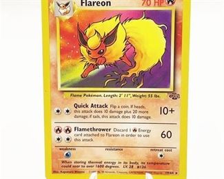 1999 Flareon Pokemon Card