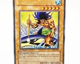 First Edition The Legendary Fisherman Holo Yugioh Card 1996