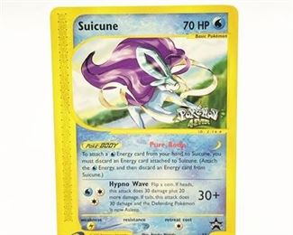 2002 Black Star Promo 53 Suicune Pokemon Card