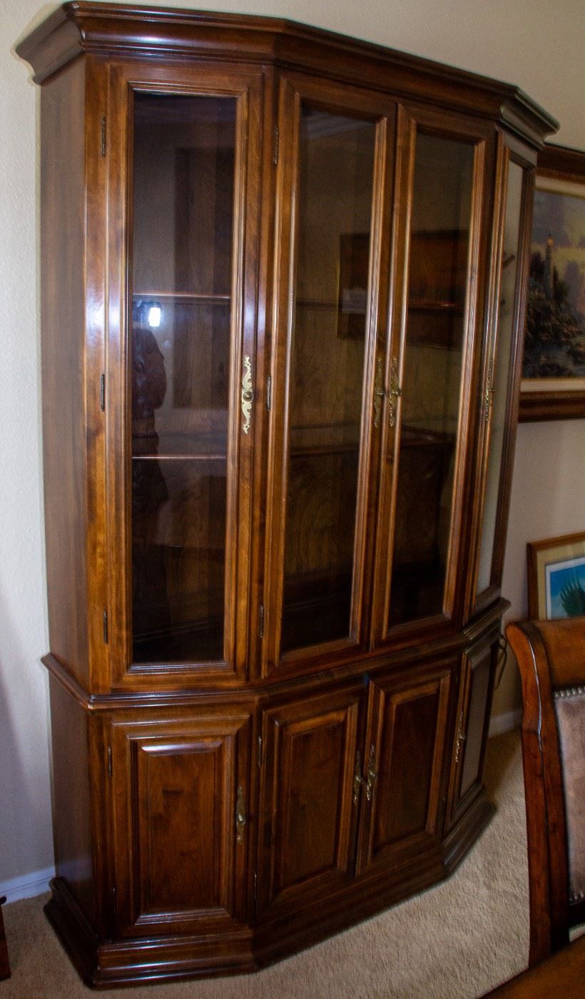 Elegant wooden hutch