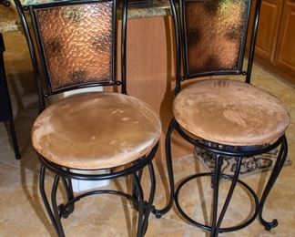 Bar stools (x2)