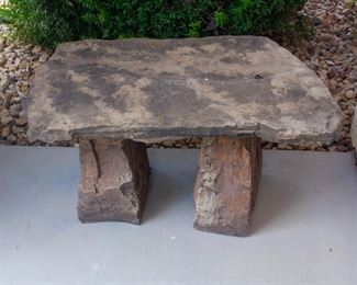 Stone bench