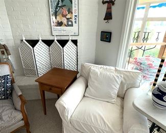 Camden slip cover chair 