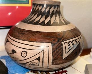 Signed Indian pottery 
