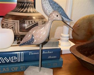 Decorative signed shorebirds 