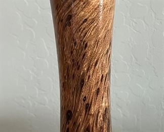 Turned Wood Vase 