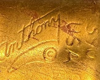 Vintage 60s Mid Century Signed Anthony USA Freeman McFarland Potteries