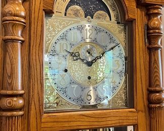 Sligh Grandfather Clock Mint Condition w Multiple Chimes