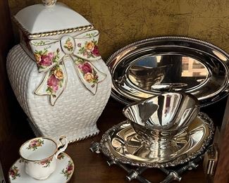 Royal Albert Old Country Roses, Silverplate and Sterling