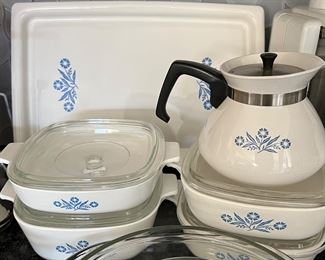 Vintage Cornflower Corning 