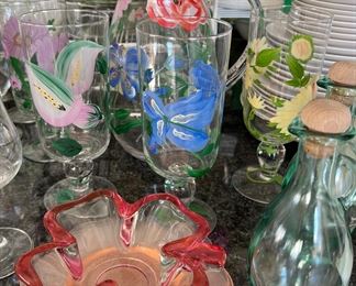 Handpainted Glassware