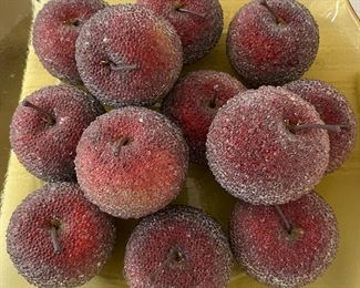 Faux Sugared Apples