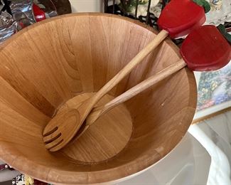Wood Salad Set