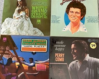 Vinyl: Herb Albert, Bobby Vinton, Perry Como