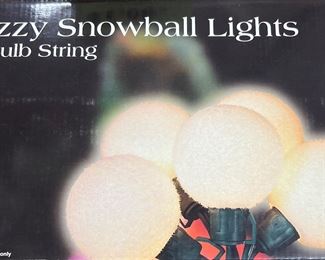 Fuzzy Snowball Lights
