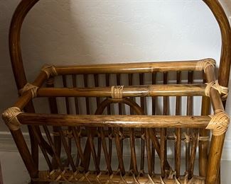 Rattan Magazine Holder