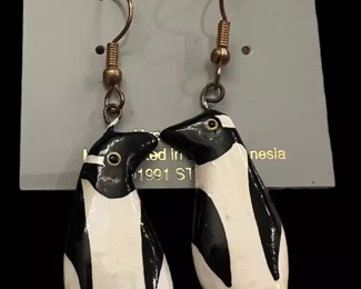 Penguins by Stefano Earrings