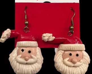 Santa Earrings