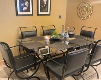 Reflection Furniture wrought iron dining table