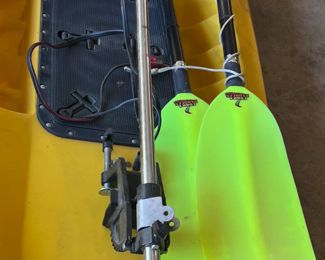 Cobra Kayak - oars, Stealth electric trolling motor