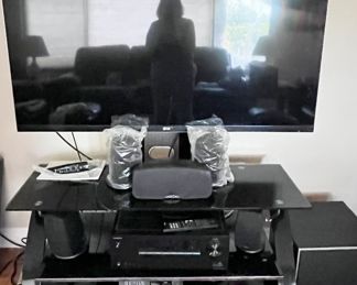 TV Sold. Speaker set, Onkyo receiver and several DVD's available