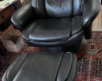 Recliner with ottoman