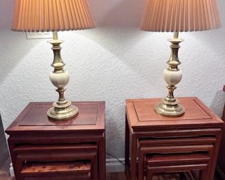 Nest of Rosewood tables-2