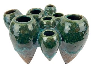 Urban Trends Ceramic Vase Cluster