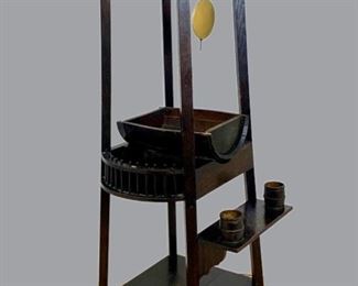 Rare Arts & Crafts Mission Tall Case Antique Clock