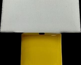 Robert Abbey "Victor" Sunset Yellow Table Lamp