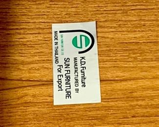 Danish Modern Teak Bar Cart- KD Furniture