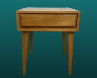 1960's Conant Ball Small Modern Side Table with Drawer - Vintage