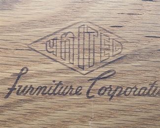  United Furniture Mid Century Lowboy Wood Dresser